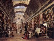 ROBERT, Hubert Design for the Grande Galerie in the Louvre QAF oil painting artist